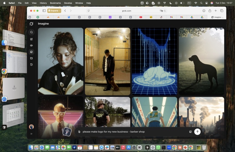 Grok Imagine interface