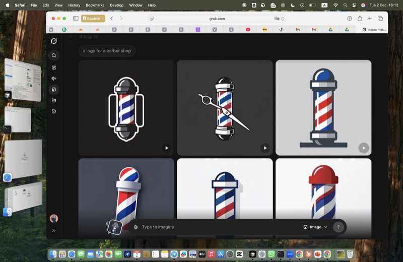 Generated logo options